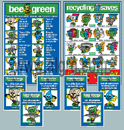 Bee Green Poster Set
