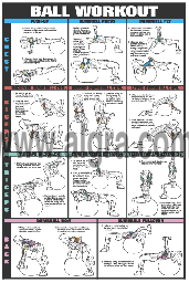 Swiss Ball Workout Poster I