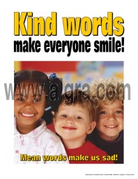 Kind Words Make Everyone Smile Poster
