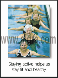 Staying Active Poster