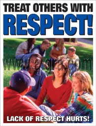 High School Treat Others with Respect Poster