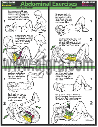 Abdominal Exercises Poster