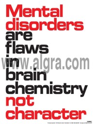 Mental Disorders 18" x 24" Laminated Poster