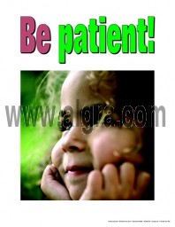 Be Patient Poster
