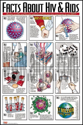 Facts About HIV and Aids Poster