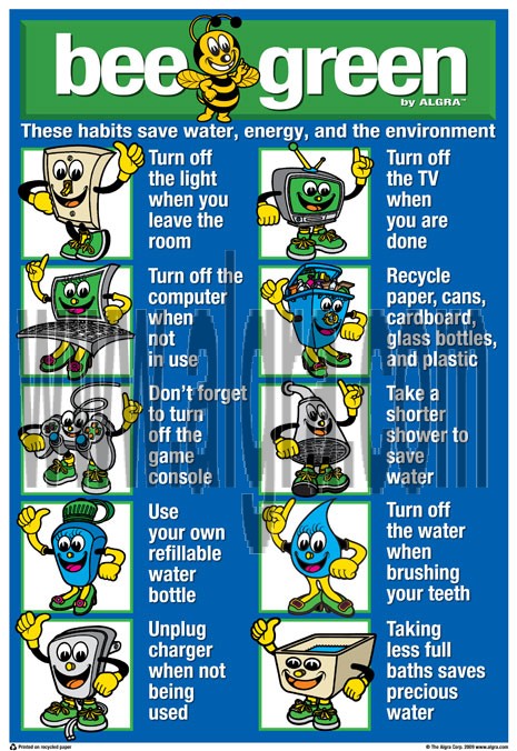 Bee Green Poster
