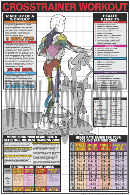 Cross Trainer Workout Poster