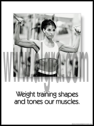 Weight Training Poster