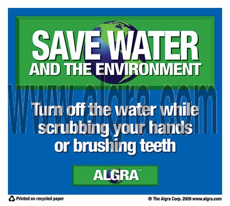 Scrubbing Placard