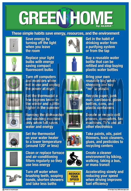 Green Home Poster