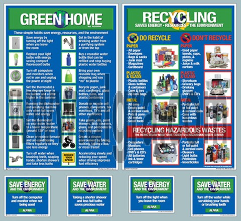 Green Home Poster Set