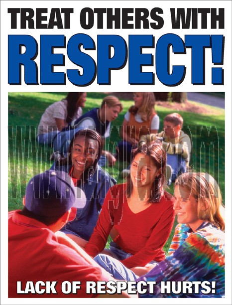 High School Treat Others with Respect Poster