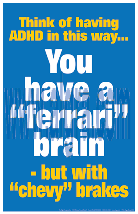 You Have a Ferrari Brain Poster