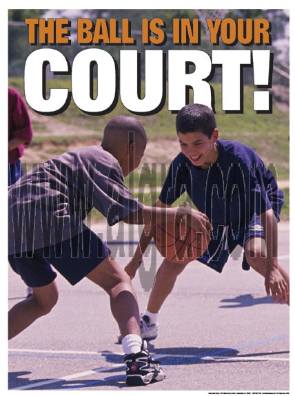 Basketball Court Poster
