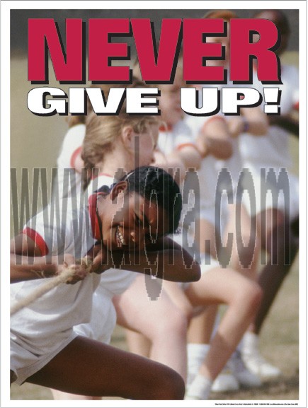 Never Give Up Poster
