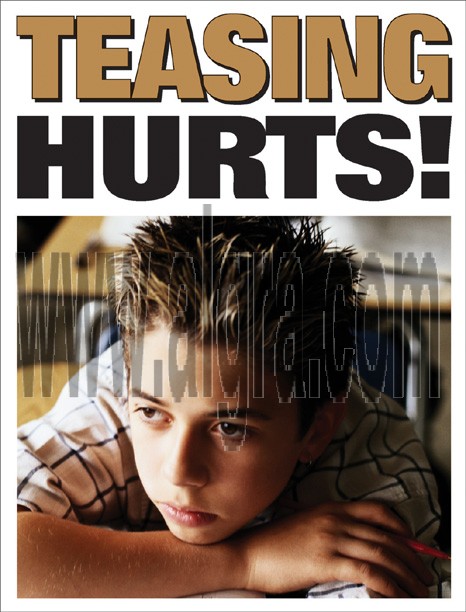 Jr. High Teasing Hurts Poster