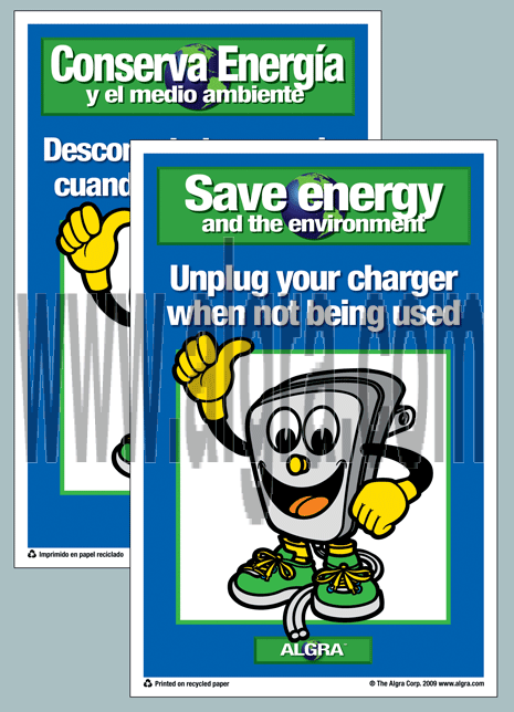 Kids Male Charger Placard