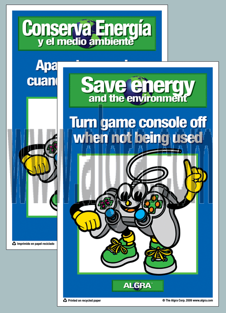Kids Male Game Controller Placard