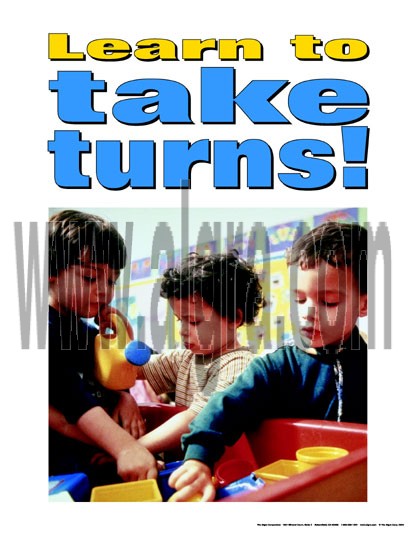 Learn to Take Turns Poster