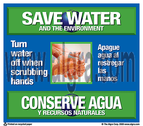 Water Placard
