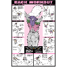 Female Back Workout Poster