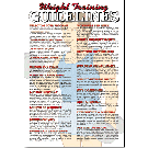 Weight Training Guidelines Poster