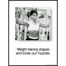Weight Training Poster