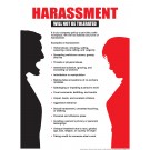 Harassment Will Not Be Tolerated Poster 18" X 24" Poster