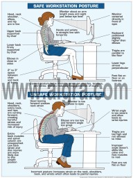 Correct Posture Poster 18" X 24" Poster