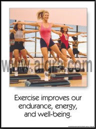 Exercise Improves Our Lives Poster