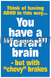 You Have a Ferrari Brain Poster