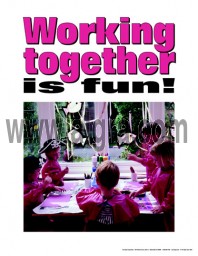 Working Together is Fun Poster