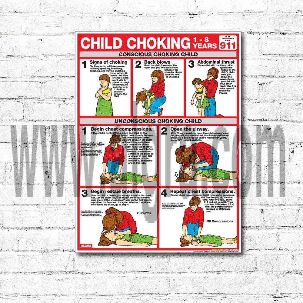 Child Choking Poster